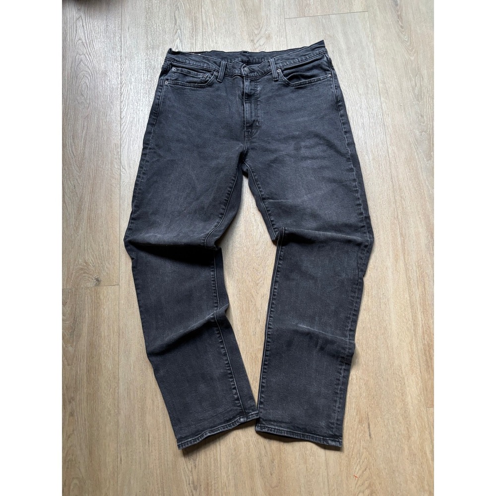 Levis Premium 541 Athletic Taper Mens Jeans Black Washed W36 L34 WaterLess